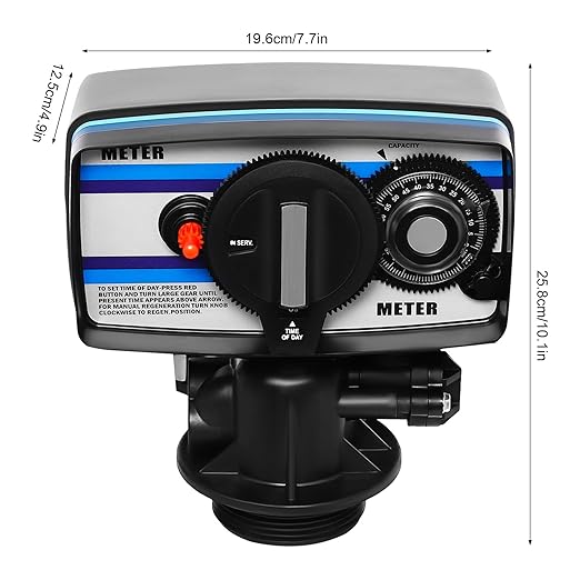 5600SM Water Softener Control Valve, Whole House Time Type Digital Control Valves, High Performance Digital Metered with Intelligent System