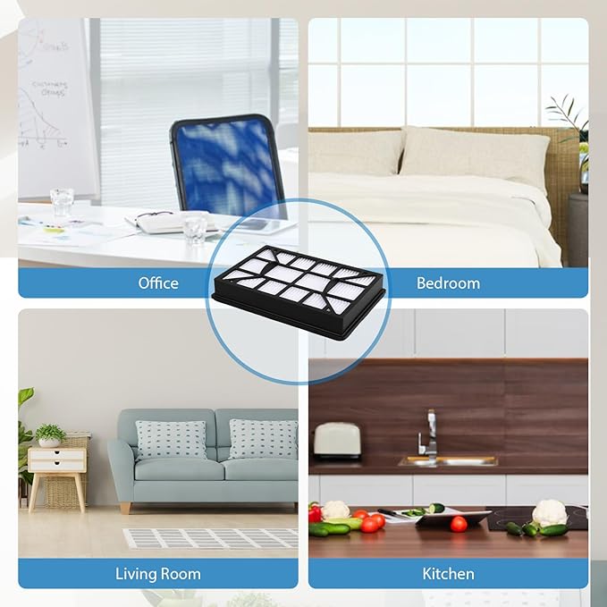 2 Pack EF-12 52731 HEPA Filter Compatible With Kenmore 62731, 52731, 81615, 81614, BC4026 Canister Vacuum Cleaner, Compare To Part# 591021101