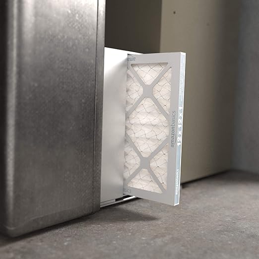 Amazon Basics 12x12x1 Air Filter 6 Pack, MERV 8 AC Furnace Filters (Actual Size: 11.75" x 11.75" x 0.75")