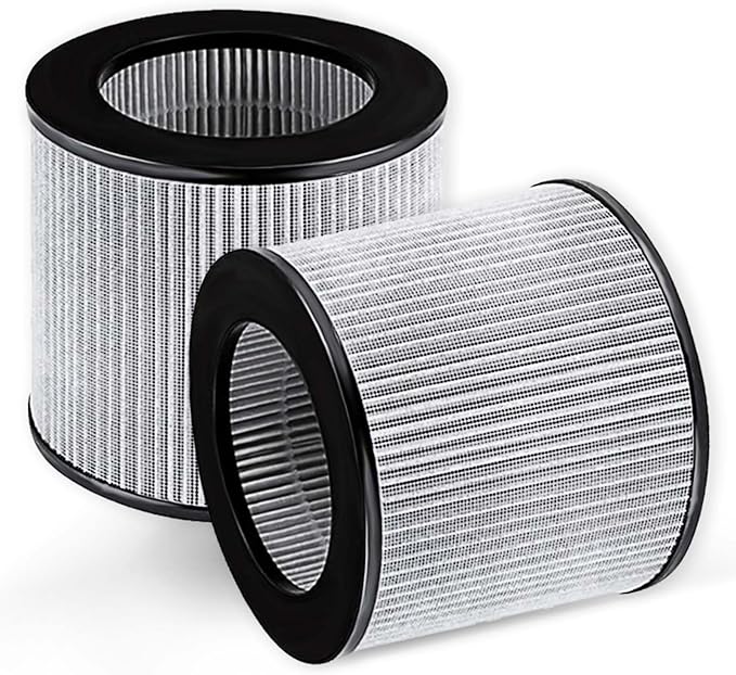 2801 Replacement Filter Compatible with Bissell MYair Personal Air Purifiers 2780 2780A 2780B 2780P and 27809 - Compare to My Air Part 2801-3-in-1 Air Filter and Activated Carbon Filters (2 Pack)