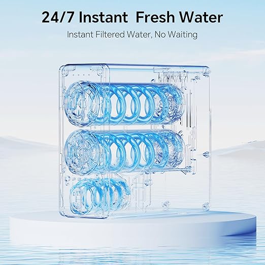 Stokk Tankless Reverse Osmosis System, 800 GPD Fast Flow Water Filter, NSF/ANSI 58&42, 8 Stage RO System, 3:1 Pure to Drain, Under Sink Tankless RO System, Smart Faucet, Reduce PFAS, S2