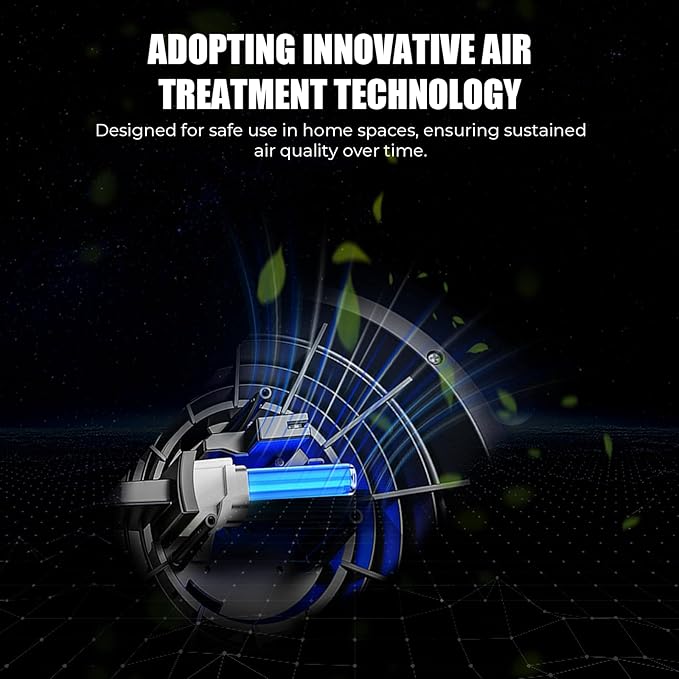 Azeus True HEPA Air Purifier GL-FS32 | 4-Stage Filtration System, Ultra-Quiet Operation, and Air Quality Sensor | Ideal for Large Rooms, Bedrooms, and Offices