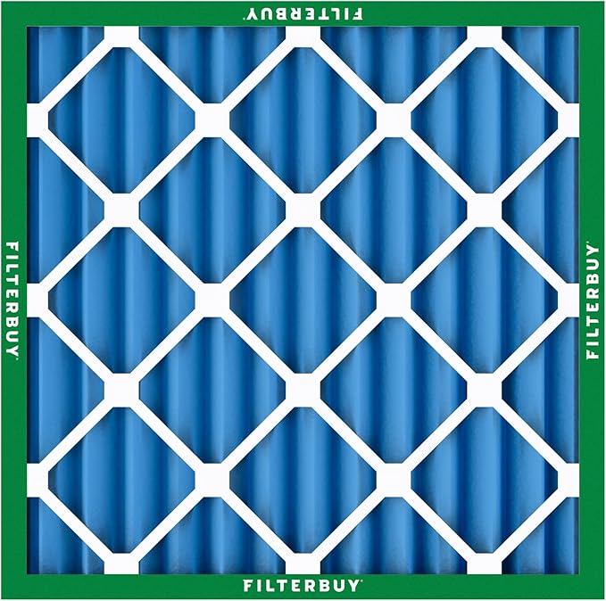 Filterbuy 20x20x2 Air Filter MERV 13 (MPR 1900) Health Defense Replacement (3-Pack), Electrostatic Pleated HVAC AC Furnace Filters, Made in USA (Actual Size: 19.50 x 19.50 x 1.75)