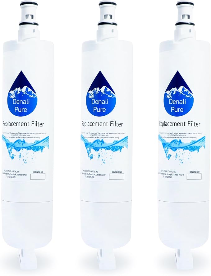 3-Pack Replacement for Kenmore 9902 Refrigerator Water Filter - Compatible with Kenmore 9902 Fridge Water Filter Cartridge