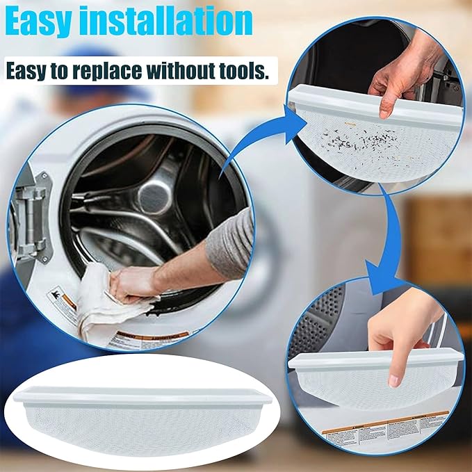 Fuoequl 131359602 131152700 Dryer Lint Screen Filter Exact Replacement for Frigidaire Kenmore Crosley Electrolux GE