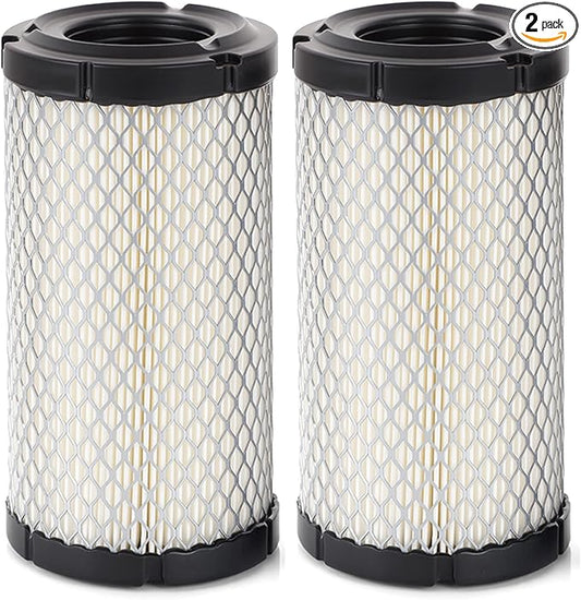 2 PCS M113621 Air Filter - Fit for John Deere M113621 NAPAA 6449 Fleetguard AF25550 WIX 46449 Kawasaki 11013-1290 11013-7029 11013-7048 Donaldson P822686