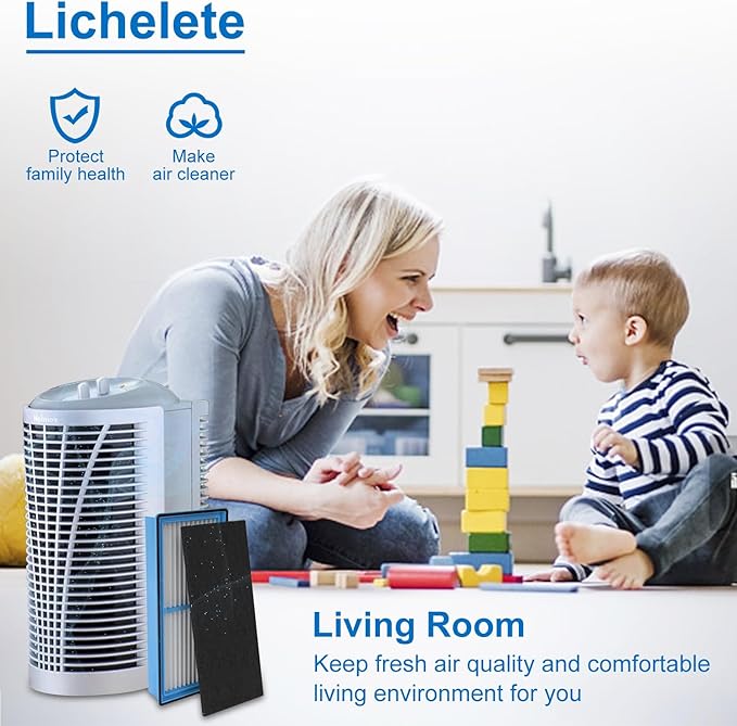 HAPF30AT Filter for Holmes AER1 Type Total Air Puri-fi-er, Compatible with Holmes HAPF30AT and HAP242-NUC, 4 + 10 Carbon Booster Filters