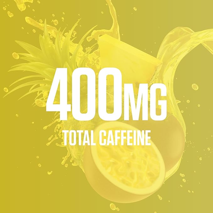 RYSE Godzilla X Noel Deyzel Pre Workout Powder - Passion Pineapple - 400mg Caffeine, High Stim Pre-Workout for Men & Women with Citrulline & Beta Alanine - Energy, Pump & Focus - 20/40 Servings