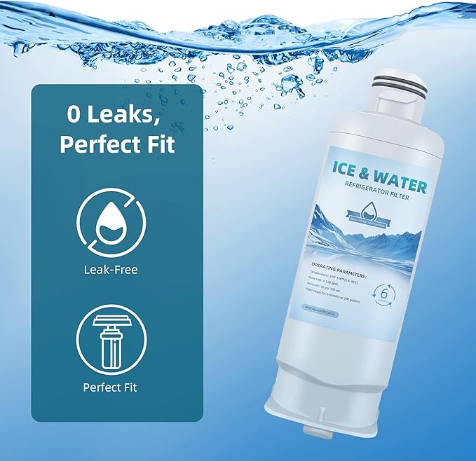 DA97-17376B Replacement For Samsung Water Filter HAF-QIN/EXP, Fit rs27t5200sr rs22t5201sr rf27t5201sr rf28r7201sr rf30bb6600qlaa rf32cg5400sr, Bespoke Water Filter 4-Pack