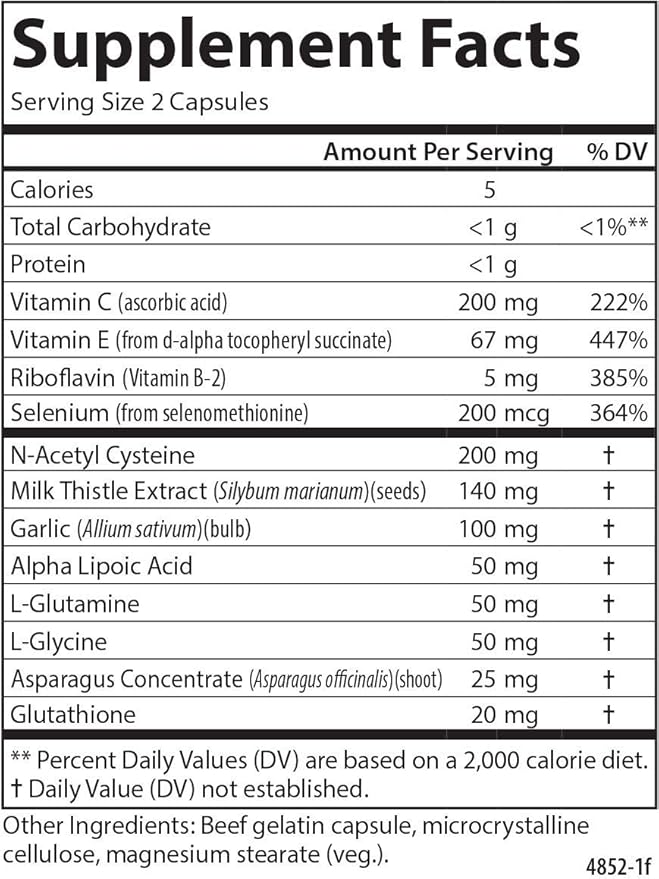 Carlson Labs Glutathione Booster, 180 Capsules