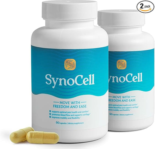 Glucosamine Chondroitin Complex 2 Pack Back, Neck, and Joint Support Supplement with Boswellia, Quercetin, & MSM - Renew Your Joints from The Inside Out - Move with Freedom and Ease