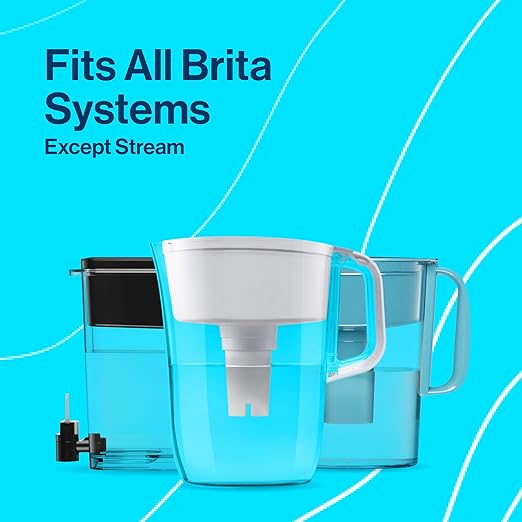 Brita Metro Water Filter Pitcher with SmartLight Change Indicator, BPA-Free, Replaces 1,800 Plastic Water Bottles a Year, Lasts Two Months, Includes 1 Filter, Small - 6-Cup Capacity, Turquoise