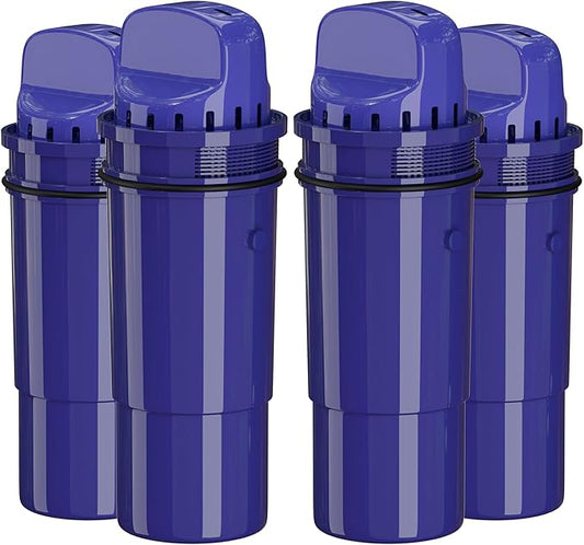 Water Filter Replacement for PUR Pitchers & Dispensers, CRF-950Z, PPF900Z, PPF951K, 4-in-1 Filter System, Reduce Chlorine, PFOA and PFOS, Odor, 4 Pack,by NUTTUTO