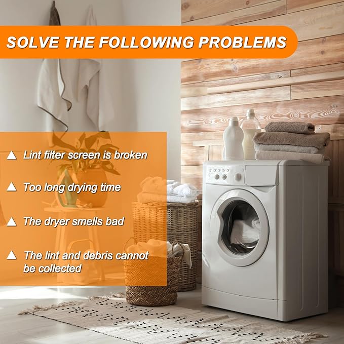 【2025 UPGRADED】DC61-02595A Dryer Lint Filter Trap Replacement for Samsung Dryer DV42H5200EW DV42H5000EW DV45K6500EV Replaces 2069505 AP4578777 PS4206799 EAP4206799 by Cenipar