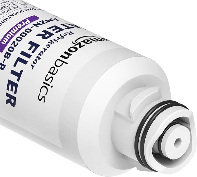 Amazon Basics Replacement Samsung DA29-00020B Refrigerator Water Filter Cartridge - Pack of 3, Premium Filtration, Easy to Install