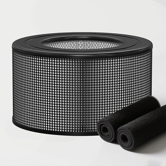 21500 H13 Replacement HEPA & Carbon Pre Filter Kit For Honeywell 50150 51500 61500 11500(EV-15) 18150 11520 17200 Air Purifiers OEM Part, Air Cleaner Purifier(1 HEPA + 2 Carbon Pre-Filter)