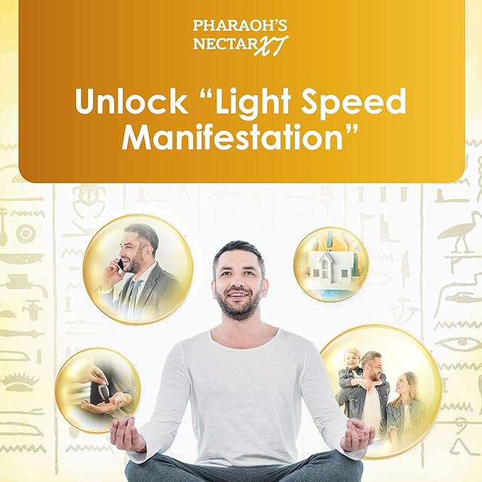 Ultra-Pure, 99.9% Liquid Gold - 24K Monoatomic Gold Ormus - Third Eye Awakening, Pineal Gland Decalcification, Awaken DNA, Unlock Light Speed Manifestation - Pharaoh's Nectar XT, 2 Pack