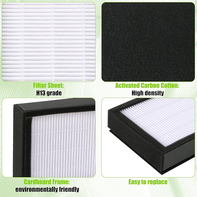 Air Purifier Filter B for FLT4825 Replacement Filter for AC4300 AC4825 AC4850 AC4900 AP2200 CDAP4500 Air Purifiers, Activated Carbon Pre-Filter