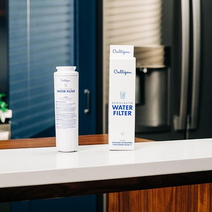 Culligan CUW4 Refrigerator Water Filter | Replacement for Whirlpool Water Filter 4 (EDR4RXD1) | Replace Every 6 Months | Pack of 1