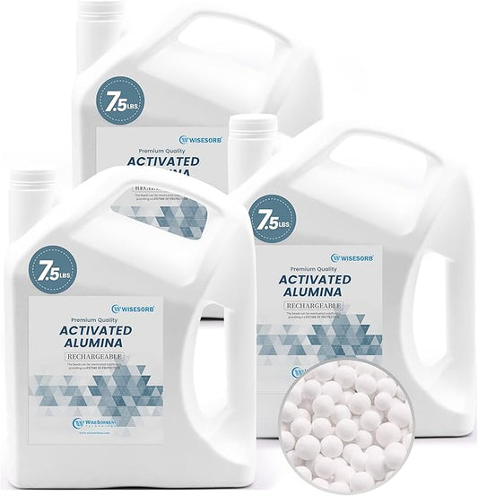 22.5 LBS Activated Alumina, Alumina Desiccant Great for Filament Drying, Reusable Dessicant Dehumidifiers Desiccant Moisture Absorber Prevent Wet Filament