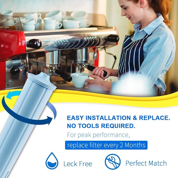 Coffee Machine Water Filter Replacement,Compatible With Jura Blue 67007, 71311, 71312,Jura Espresso Impressa F8, F7（3 Pack）
