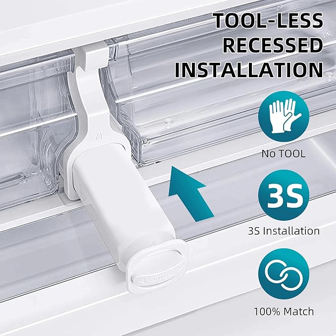 DA97-17376B Replacement For Samsung Water Filter HAF-QIN/EXP, Fit rs27t5200sr rs22t5201sr rf27t5201sr rf28r7201sr rf30bb6600qlaa rf32cg5400sr, Bespoke Water Filter 4-Pack