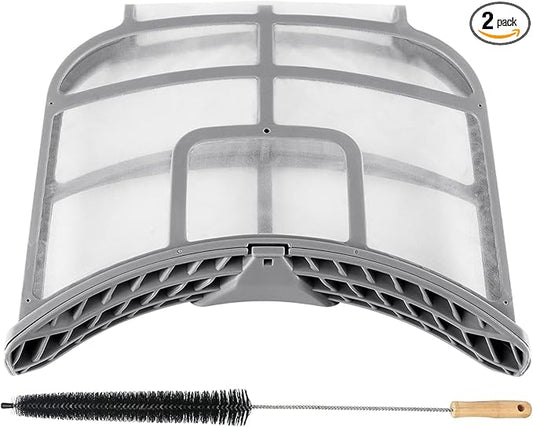 UPGRADED ADQ73373201 Dryer Lint Filter for LG Kenmore Dryer Lint Screen by Blutoget-Replace ADQ733732 PS7787727 DLEX9000V DLEX8000V DLEX8000W DLEX5000V DLEX5000W DLGX8001W,Vent Trap Cleaner Brush