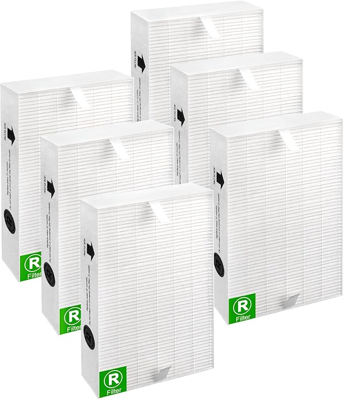 HPA 300 HEPA Filter Replacement-HPA300 HEPA Air Purifier Filter R Compatible For Honeywell Air Purifier HPA 300 HPA200 HPA090 Series- Replaces HRF-R3 HRF-R2 HRF-R1 6Pack by Blutoget