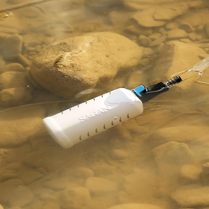 Water Filter Straw, Water Purifier, Ultralight Backpacking Water Filter, Hiking, Camping, Survival, Travel, 2’ Tubing extends to 4’, Purifies 250 Gal