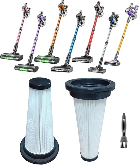 2Pack Hepa Filters Replacement Compatible with SUXIANGVAC Cordless Vacuum A27, Washable Filters Compatible with VOKENE& VICEASE& OIRFND A27& TITIPOY A27 Series