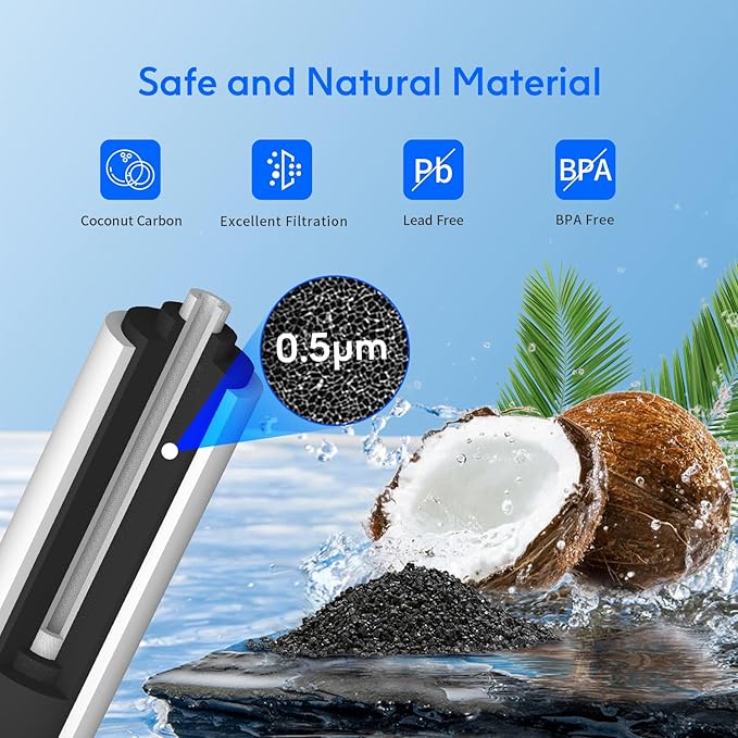 BELVITA Compatible with Whirlpool 4396395,EDR4RXD1B,Maytag UKF8001,EveryDrop Refrigerator Water Filter 4,UKF8001P,PUR UKF800, Puriclean II, 8171032,469992,UKF8001AXX-200,UKF8001AXX-750, 3 Pack