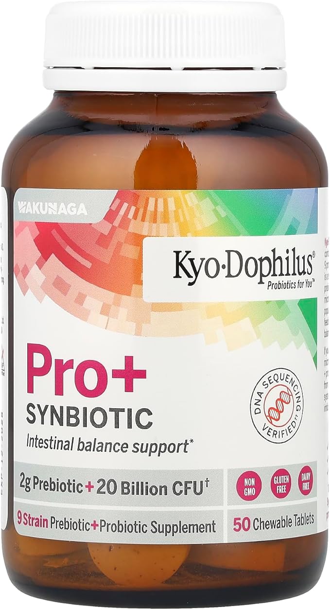 Kyo-Dophilus Pro+ Synbiotic, 50 Chewable Tablets