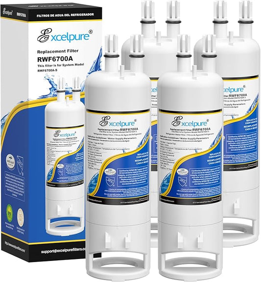 WHR1RXD1 Replacement for EDR1RXD1 Refrigerator Water Filter, Everydrop® Filter 1, W10295370A, KAD1RXD1, P4RFWB, 46-9081, 46-9930, P5WB2L, PS2378001, 4Pack