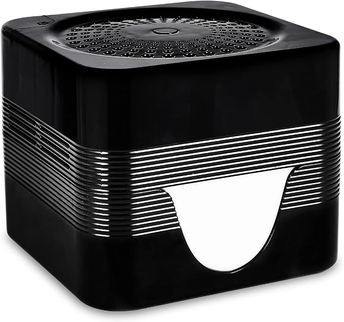 Water-Based Air Purifier Air Washer, Air Revitalizer with Filter Net, Air Fresher with Warm Color LED Night Light, Small Air Cleaner for Home and Office, Aroma Diffuser for Smoke & Pet