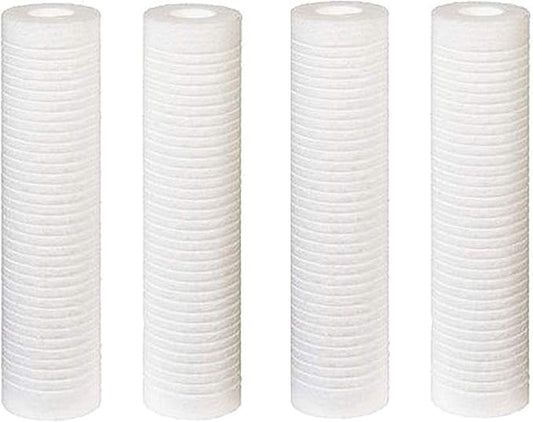 CFS – 4 Pack Ice-maker Pre-Filter Cartridges Compatible with K00173 Models – Remove Bad Taste & Odor – Whole House Replacement Water Filter Cartridge - White