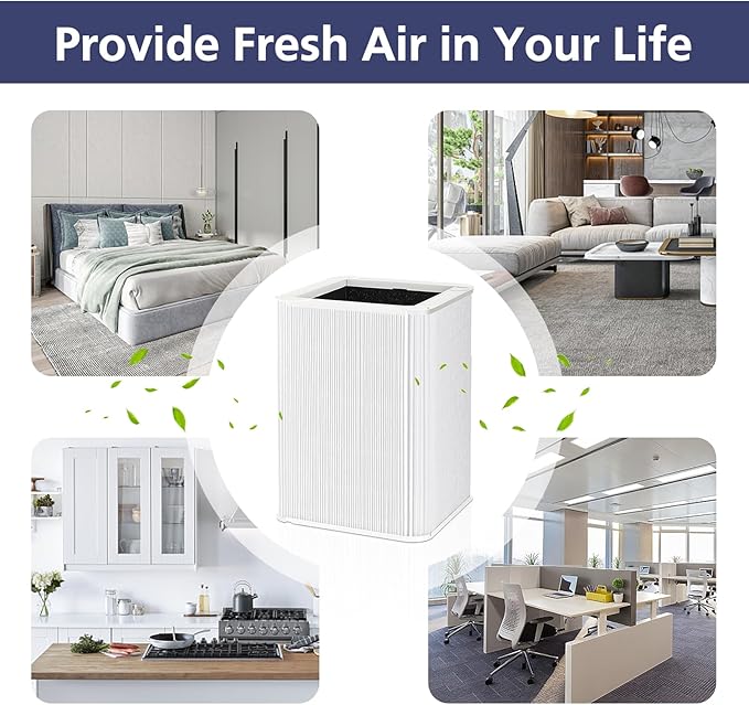 121 Replacement Filter Compatible with Blueair Blue Pure 121 Air Purifier, 2-in-1 HEPA Filters with Parti-cle and Activated Carbon Replacement Filter, 2 Pack