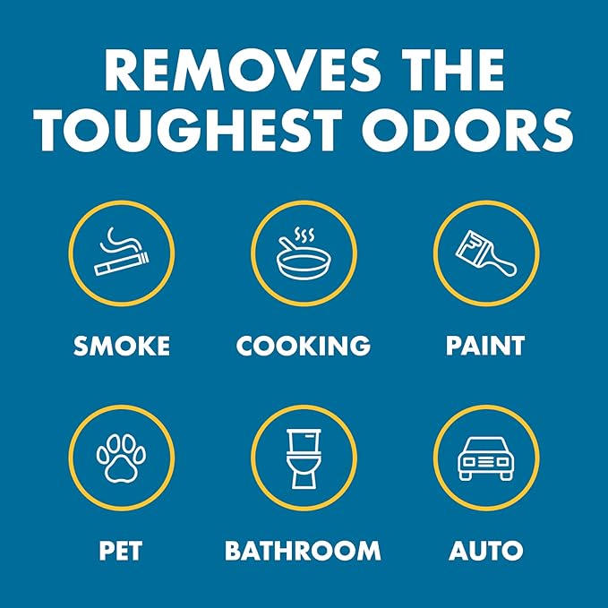 Gonzo Natural Magic Odor Air-Magnet with Activated Charcoal - 14 Ounce (2 Pack) - Odor Eliminator for Car Closet Bathroom and Pet Area Captures and Absorbs Smoke Odors