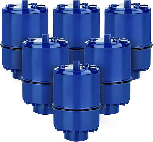 Faucet Water Filter Replacement For PUR, PUR PLUS Faucet Filtration Systems, Fit Sink RF-9999, FM-3700, FM-2500V, PFM400H, RF-3375, Faucet Mount Water Filters 6 Pack