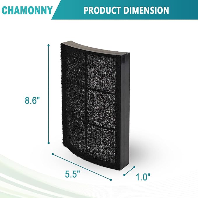 Breeze Tabletop Filter Replacement PECOMPAP, Compatible with Pure Enrichment PureZone Breeze Tabletop 2-in-1 Air Purifier, 2 H13 True HEPA Filter + 4 Activated Carbon Pre-filters