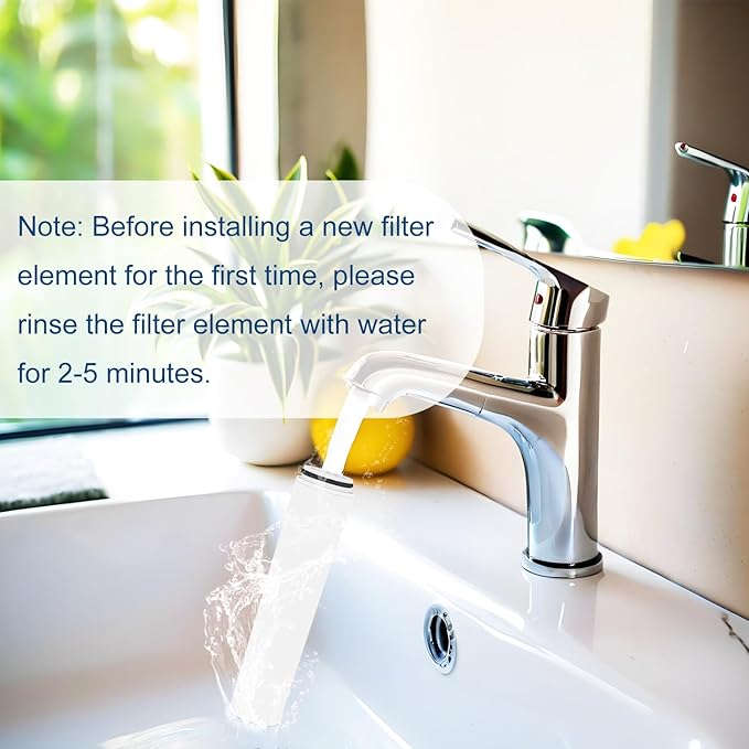 4 PACK Replacement Shower Head Filter Cartridge Compatible with Co bbe Handheld Showerhead