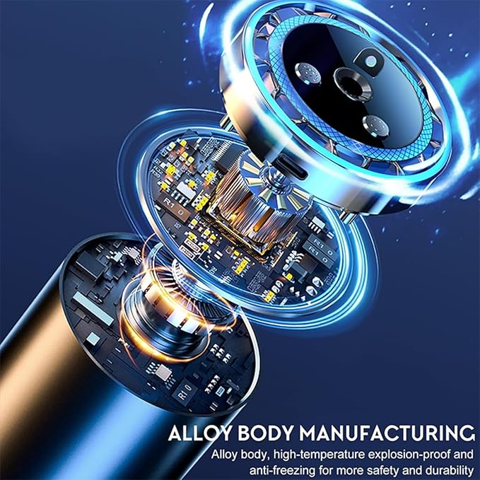 2025 Smart Car Air Freshener Diffuser With Star Projector 5 Adjustable Modes 360° Air Purifier Nano Mist and Lights For Car Office Desktop Bedroom