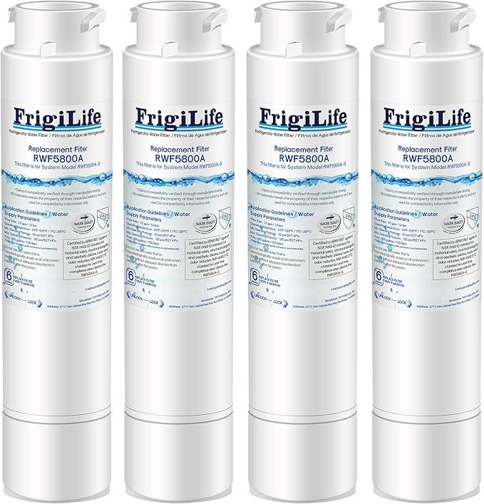 Refrigerator Water Filter Compatible with Frigidaire EPTWFU01, EWF02, Pure Source Ultra II, 4PACK