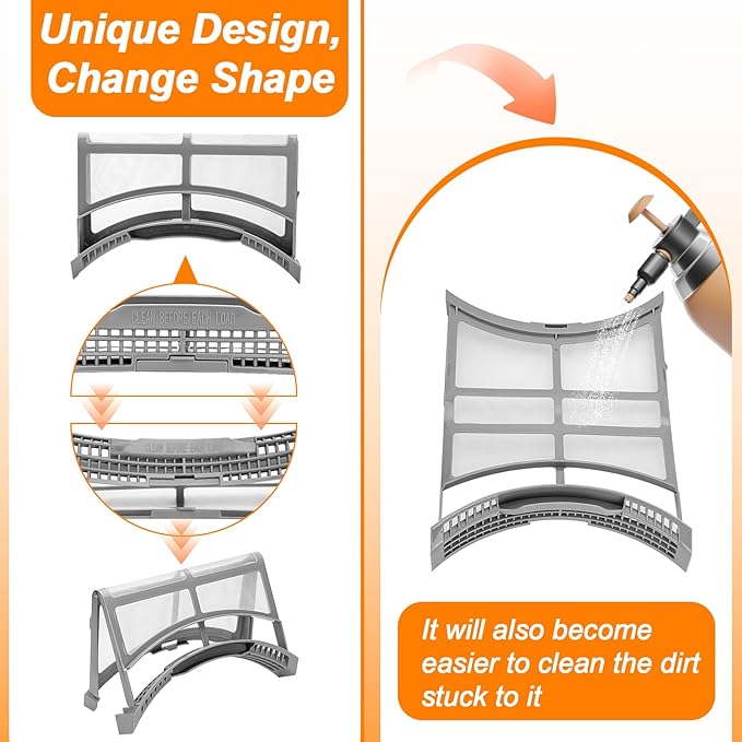 【2025 UPGRADED】DC61-02595A Dryer Lint Filter Trap Replacement for Samsung Dryer DV42H5200EW DV42H5000EW DV45K6500EV Replaces 2069505 AP4578777 PS4206799 EAP4206799 by Cenipar