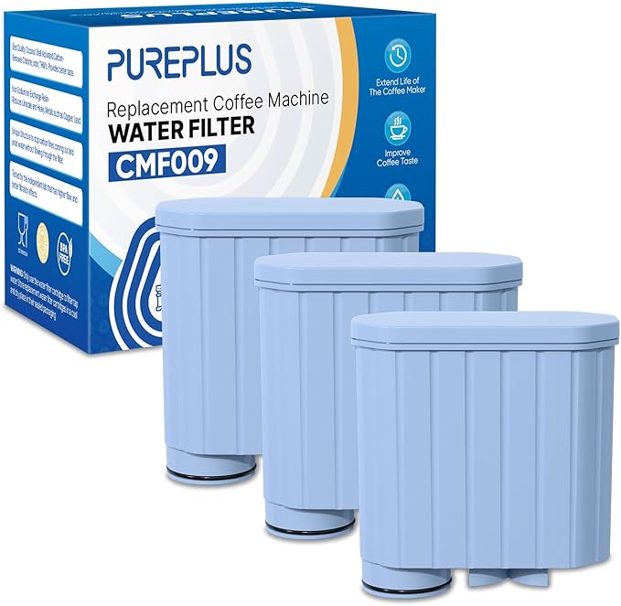 PUREPLUS Coffee Filter Compatible with AquaClean CA6903, Water Filter for Fully Automatic Espresso Machines, Dedicated Anti-Lime & Calc Protection, 3 Pack
