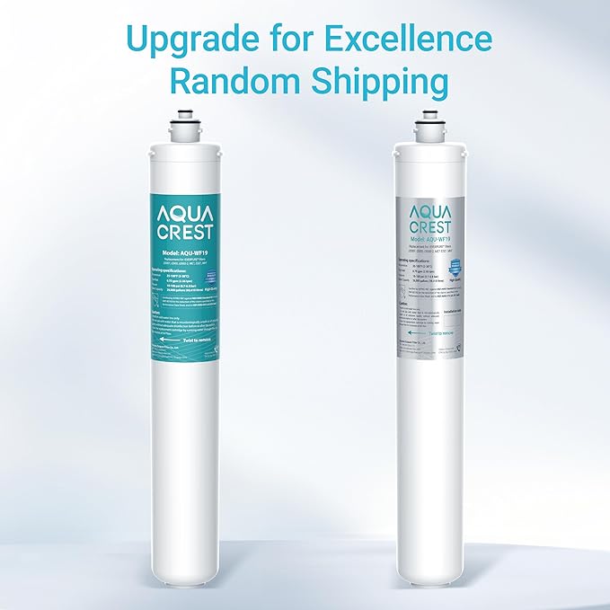 AQUA CREST I2000 Under Sink Water Filter, 26K Gallons, Replacement Cartridge for Everpure i2000, MC2, ESO7, MH2, EV9612-22, EV9612-56, EV9607-25, EV9613-21, NSF/ANSI 42 Certified