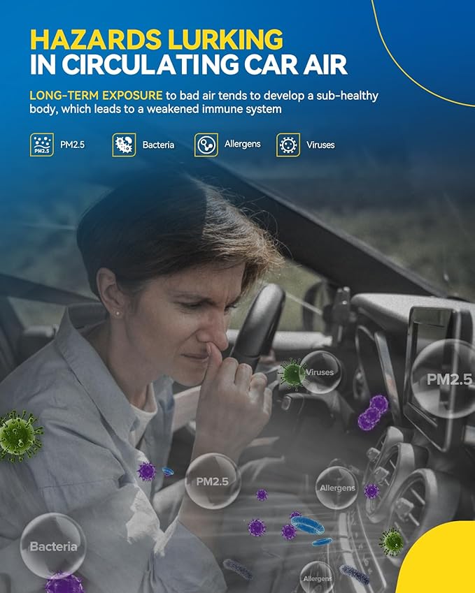 PHILTOP Cabin Air Filter,Replacement for CF10612, 2008-2015 Fortwo, 2016-2017 Fortwo, 2012-2018 Fortwo -L, 2019 fortwo -L with Activated Carbon Filter Up Dust Pollen Odor