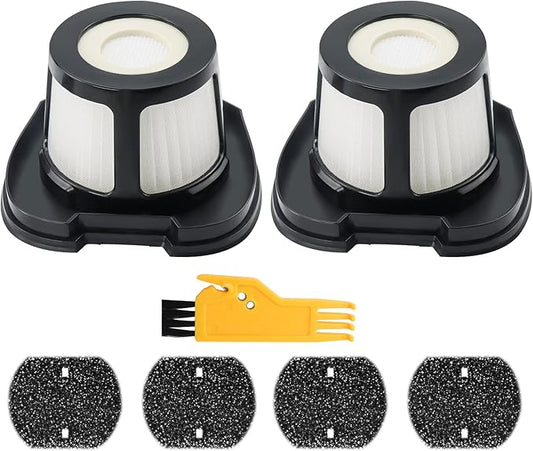 2284W 2390A Vacuum Replacement Filter for Bi-ssell Pet Hair Eraser Filter Hand Vacuum 2390 2389 2579, Compared to Part # 1614212 1614203 1614204 (2 Mesh Filter and 4 Foam Filter)