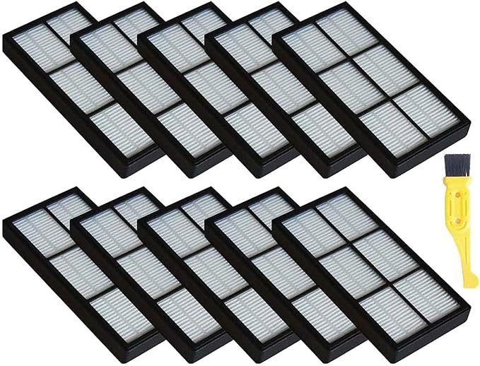 MZY LLC 12 Pack Hepa Filter Filters Replacement for iRobot Roomba 800 900 series 860 870 871 880 960 980 Vacuum Parts