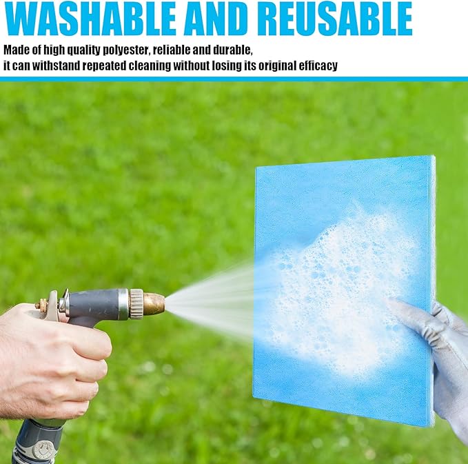 Frienda 6 Pcs Washable Reusable Furnace & Air Conditioner Filter Merv 6 Replacement Cut to Fit Ac Filters for HVAC Furnace Vents(25 x 16 inch)