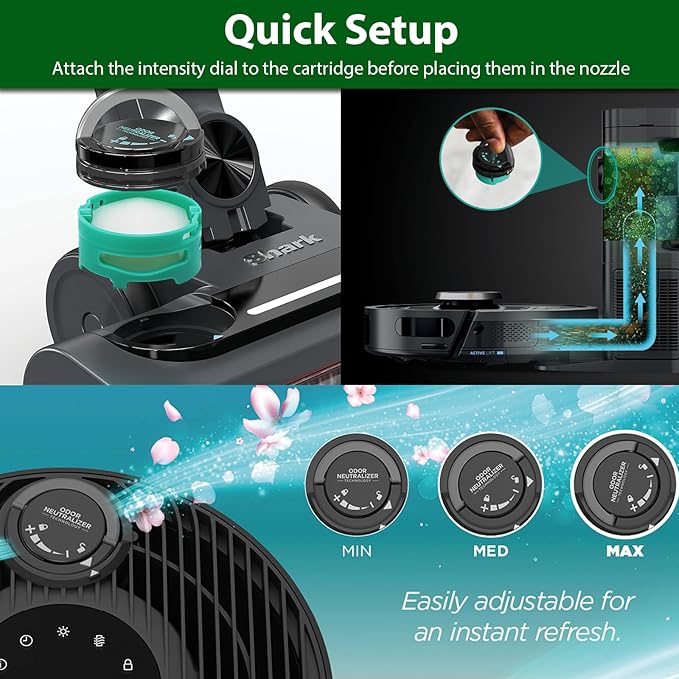 [8 Pack] Odor Neutralizer Technology Replacement Cartridges: Compatible with Shark Stratos AZ3000 AZ3002 HZ3000 HZ3002IZ862H IZ562H ZD550 Upright Vacuum Cleaner Part 1541FC3000 - Mix